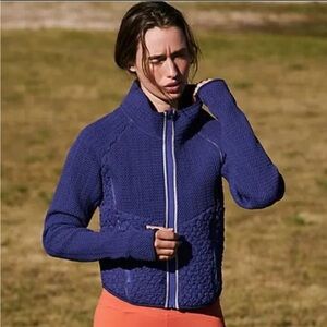 Free People Movement Women's Blue Jacket